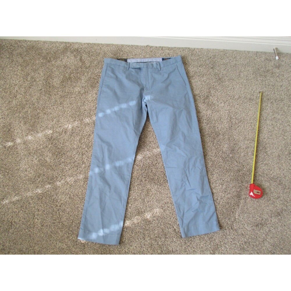 NWT Polo Ralph Lauren Slim Stretch Blue Pants Mens 33x30